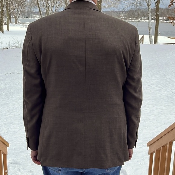 Tommy Hilfiger windowpane print suit 42S - Picture 2 of 12